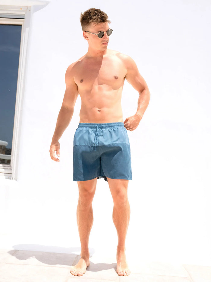 Anchor Swim Shorts - Teal Green