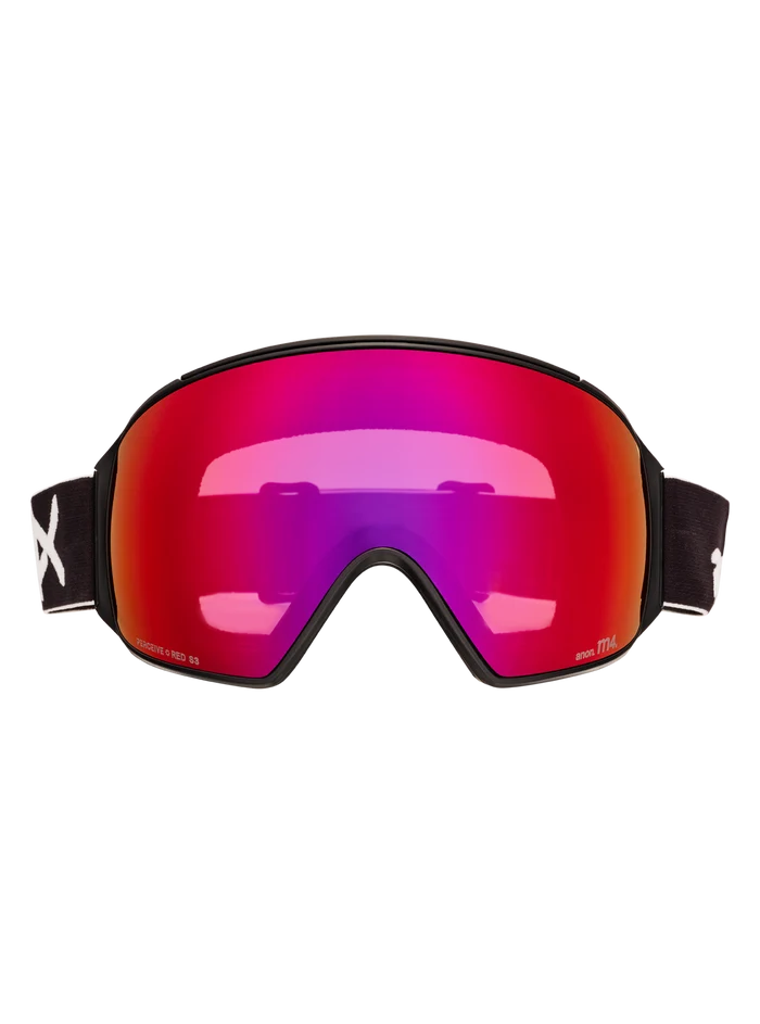 Frame: Black, Lens: Perceive Sunny Red (14% / S3), Spare Lens: Perceive Cloudy Burst (59% / S1) / Low Bridge