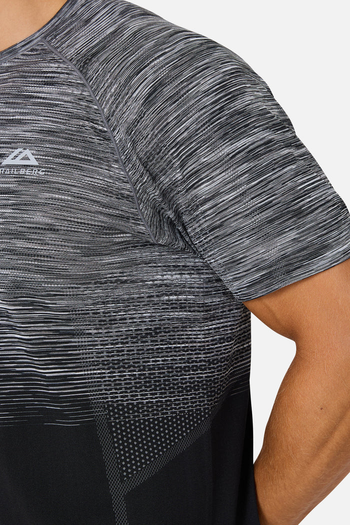 Arc Seamless 2.0 Tee - Black/Moon Grey/Urban Smoke/White