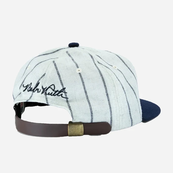 BABE RUTH 1932 SIGNATURE CAP - PINSTRIPE GREY/NVY