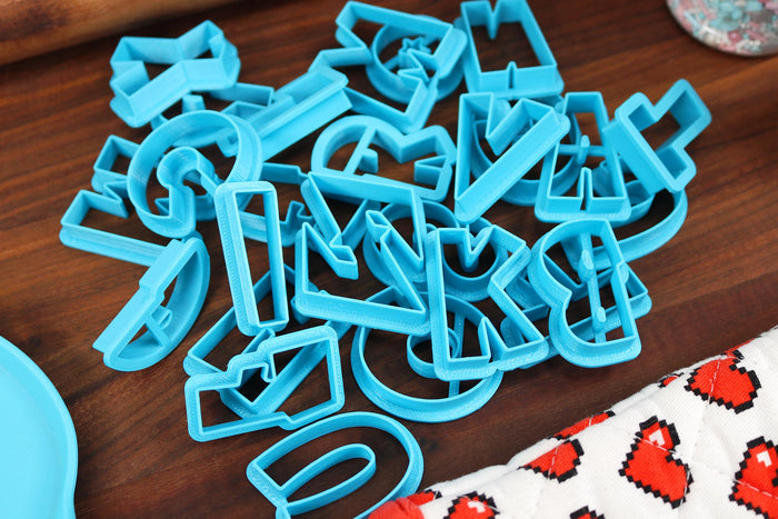 Balls of The Dragon FONT Cookie Cutters - Flying Cloud Anime Letters - Fondant Letters, Letters for Cake decorating - Fighting Anime
