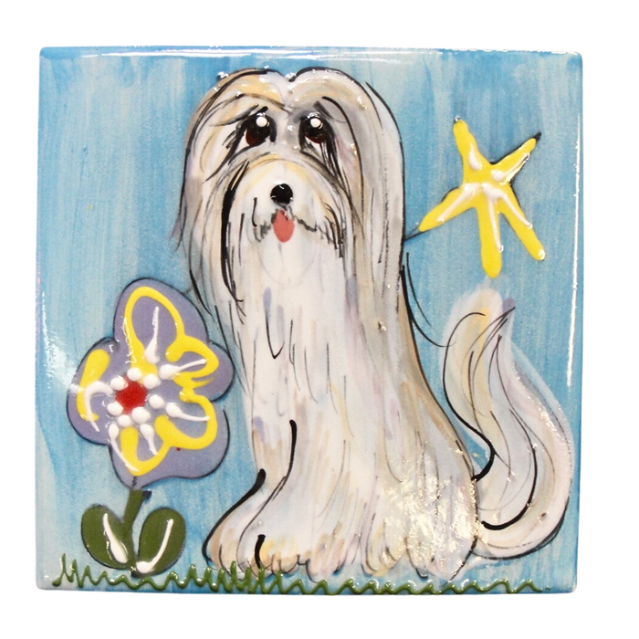 Bearded Collie Tile