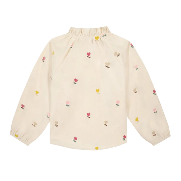 Blouse Pomette Coeur Flower