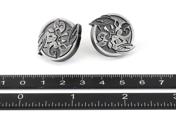 Carbuncle Final Fantasy Yin & Yang Pin - Carbuncle Yin Yang Metal, Final Fantasy Cosplay | SPN1