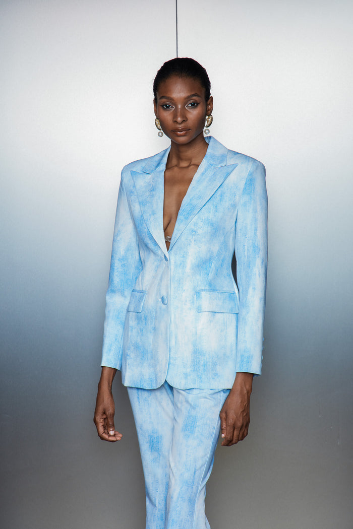 Cathleen Tie Dye Hayley Blazer Set