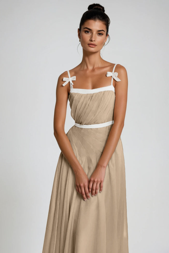 Chalkis Ruch Bow Maxi Dress