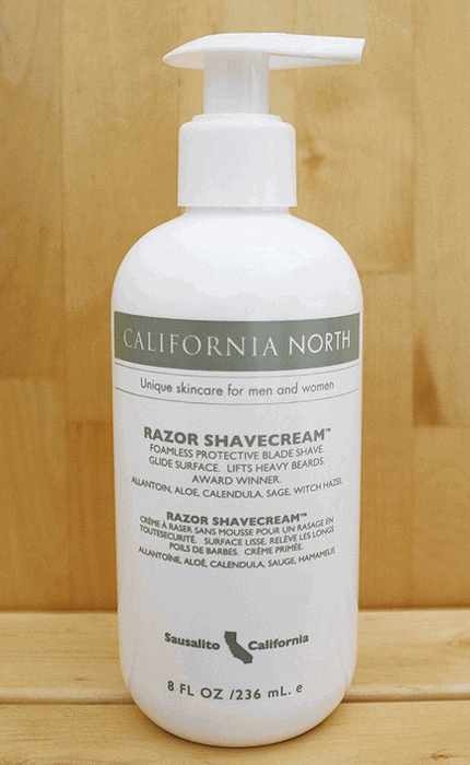 Clearance: California North Razor Shavecream 8oz Pump 08002