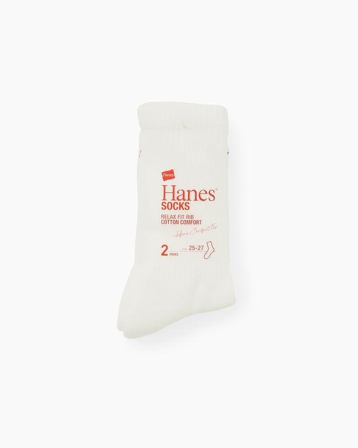 Crew Socks 2P White