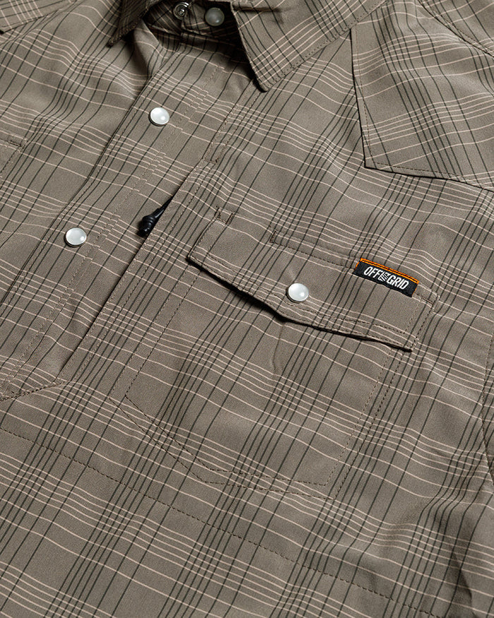 Deke SS Shirt - Beluga Brown