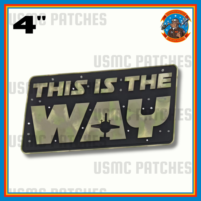 E-2 Hawkeye This is the Way PVC Glow Patches