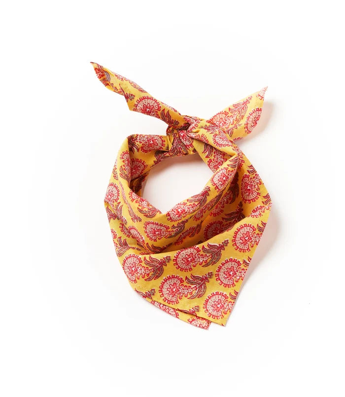 Hand Block Print Bandana