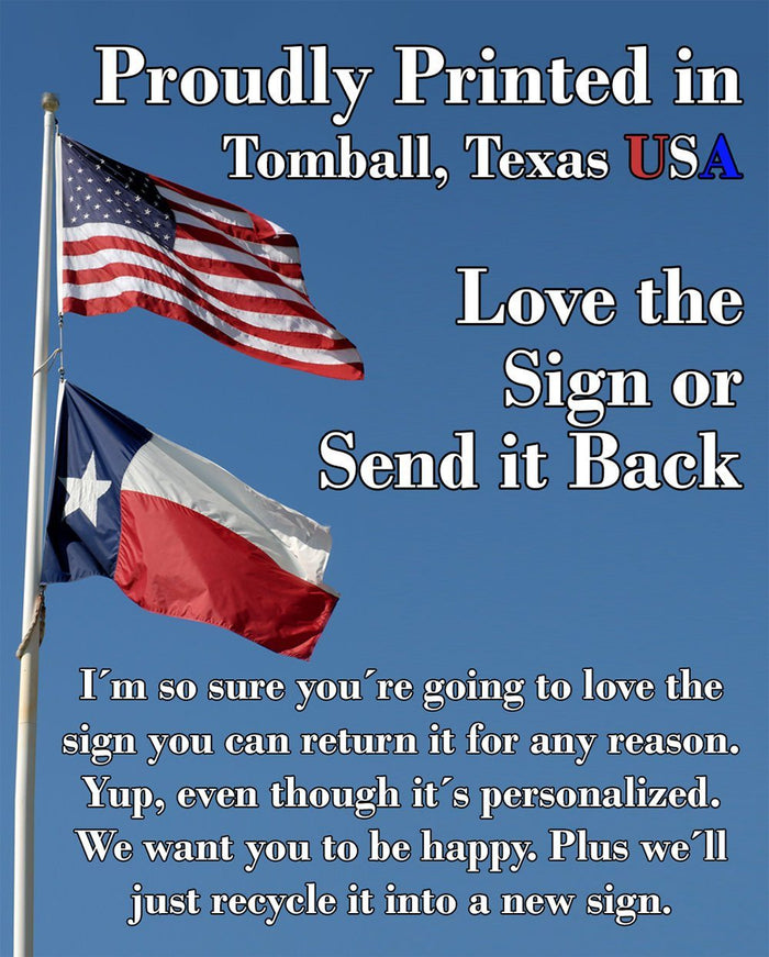 Hiding From The Spouse - Metal Sign | Lone Star Art.