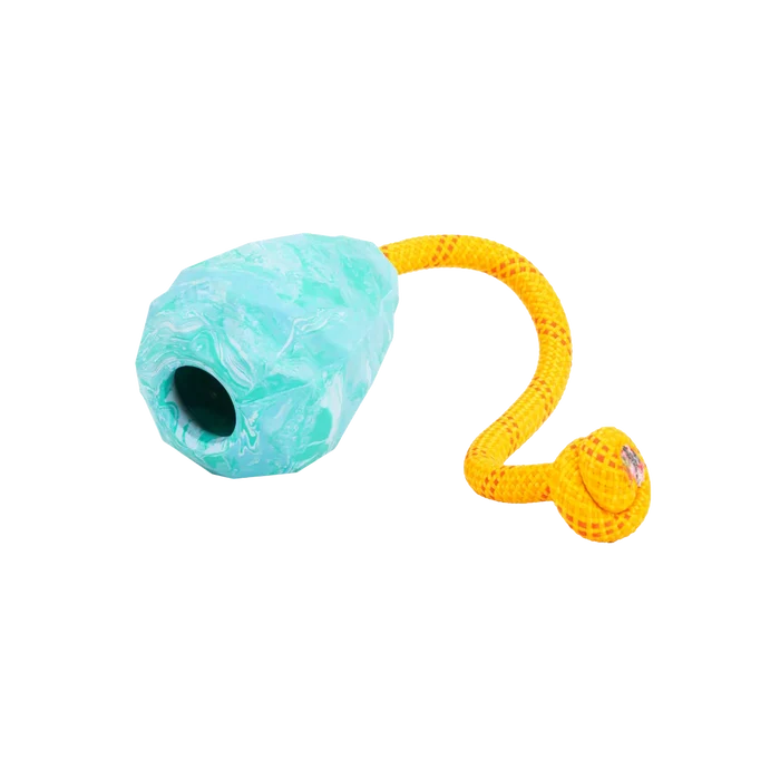 Huck-a-Cone Rubber Tug Dog Toy