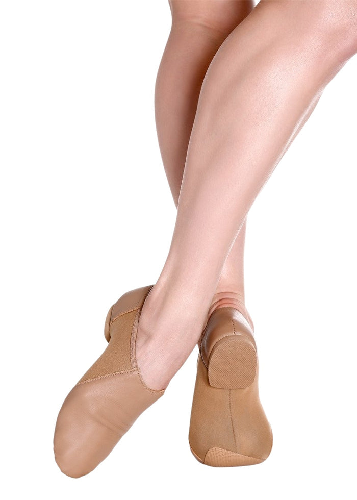 Java Leather Slip-On Jazz Shoe (Suntan)