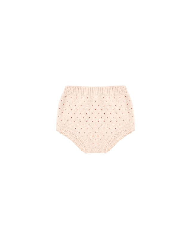 Knit Bloomer || Ruby Speckle (18-24Mo)