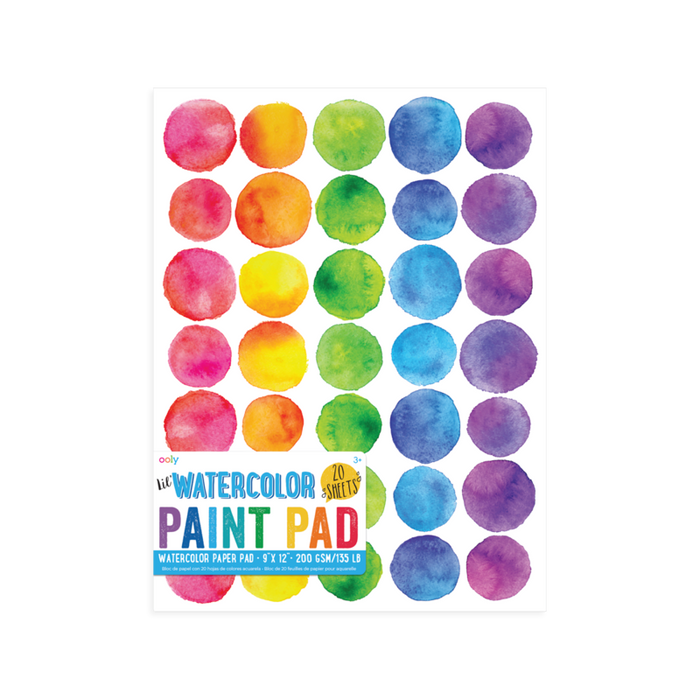 Lil' Water Color Paint Pad - Pine & Moss