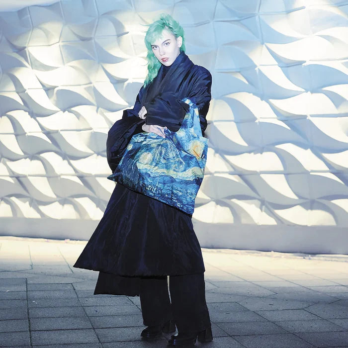 LOQI Tote Bag Museum Collection - Starry Night by Vincent Van Gogh