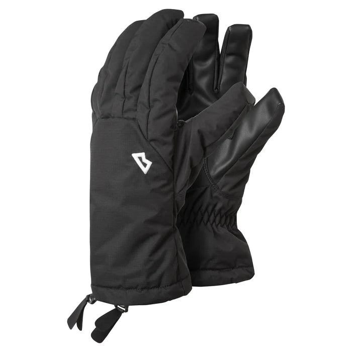 כפפות סקי גברים Mountain Equipment שחורות, אטומות למים, חמות ועמידות.