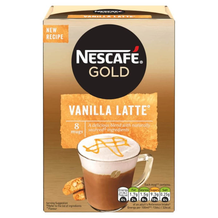 Nestle Nescafe Gold Vanilla Latte 112g