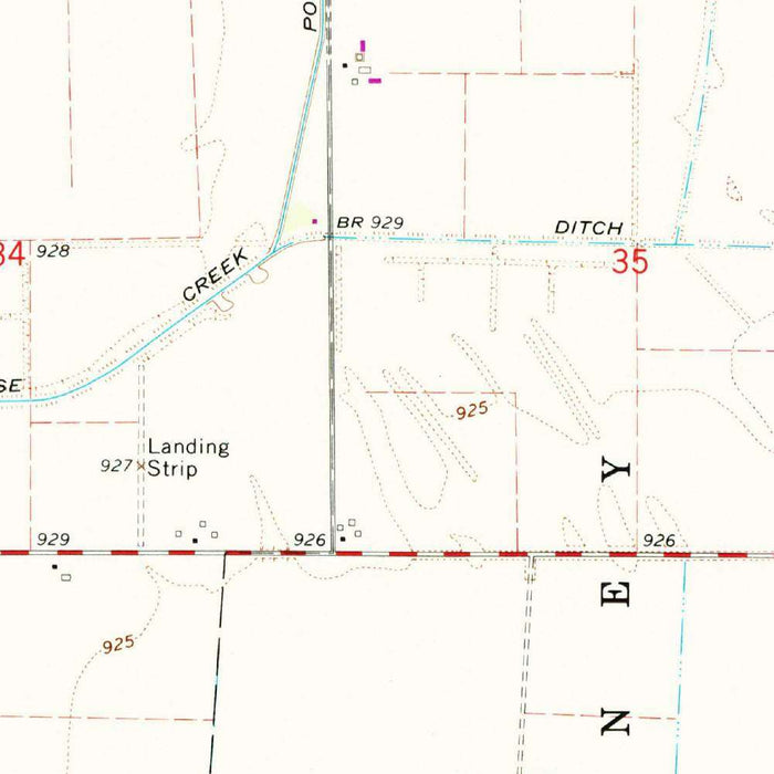 Old Map of Nebraska City, Nebraska by USGS, 1966 – Missouri River, Benton & Loblow Lakes