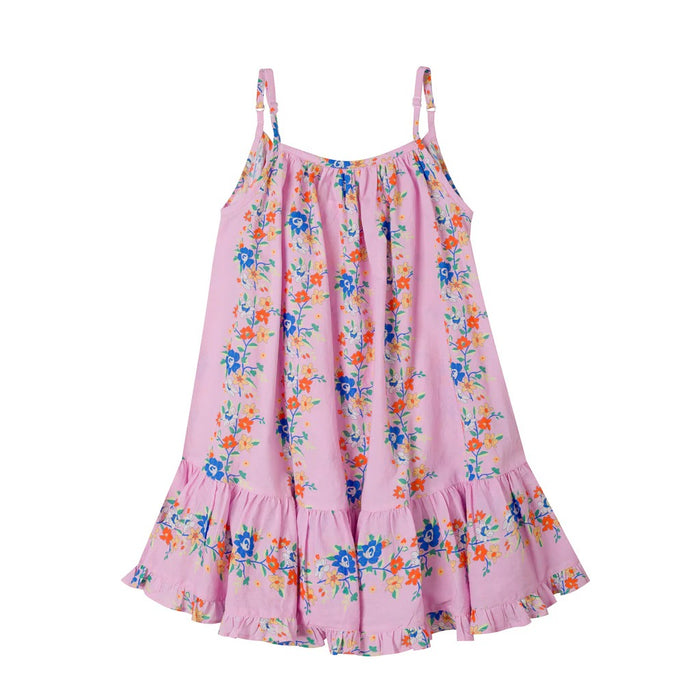 Ophelia Baby Dress Vite Fiorita Camelia