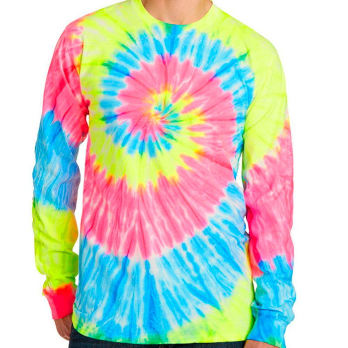 Port & Company Tie-Dye Long Sleeve Tee