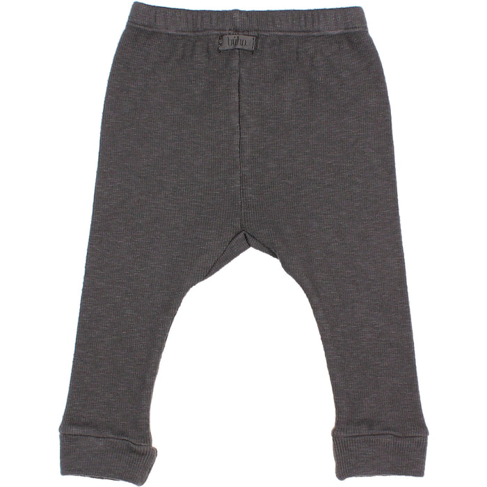 Rib Baby Leggings Antracite