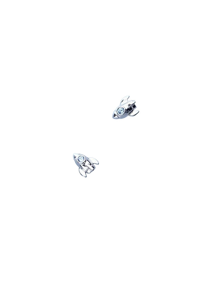 AM Jewelry Rocketship Stud Earrings