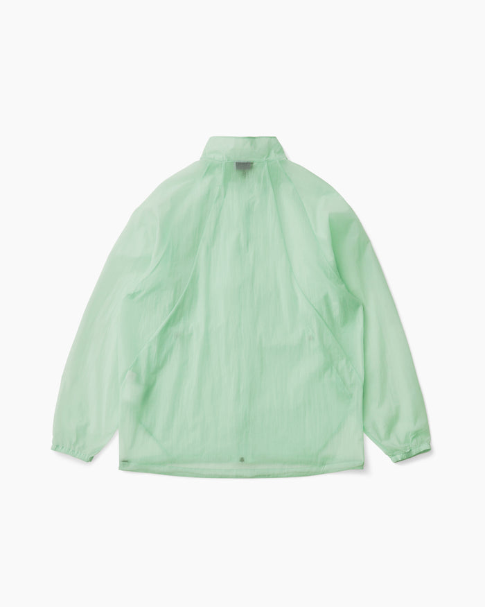 Sheer Nylon Wind Jacket Opal Green