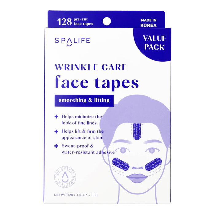 SpaLife Wrinkle Care Face Tapes | 128 Count