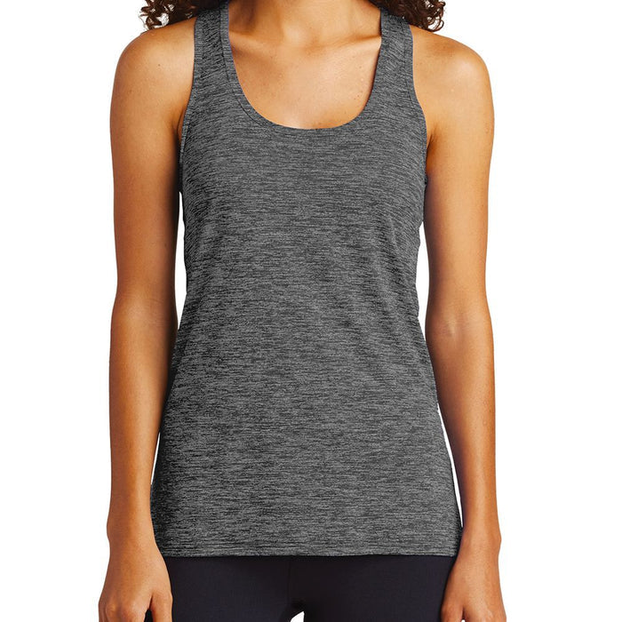 Sport-Tek Ladies PosiCharge Electric Heather Racerback Tank