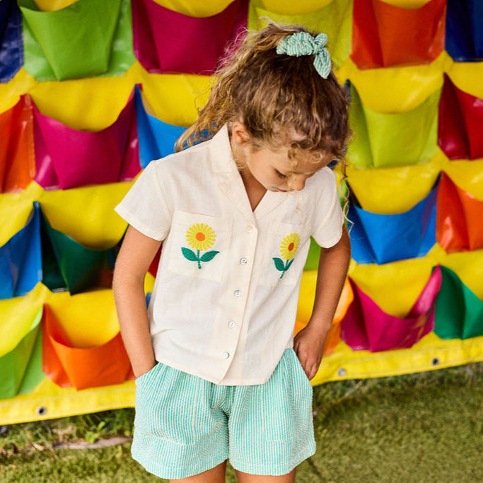 Tournesol Broderie Shirt Ecru