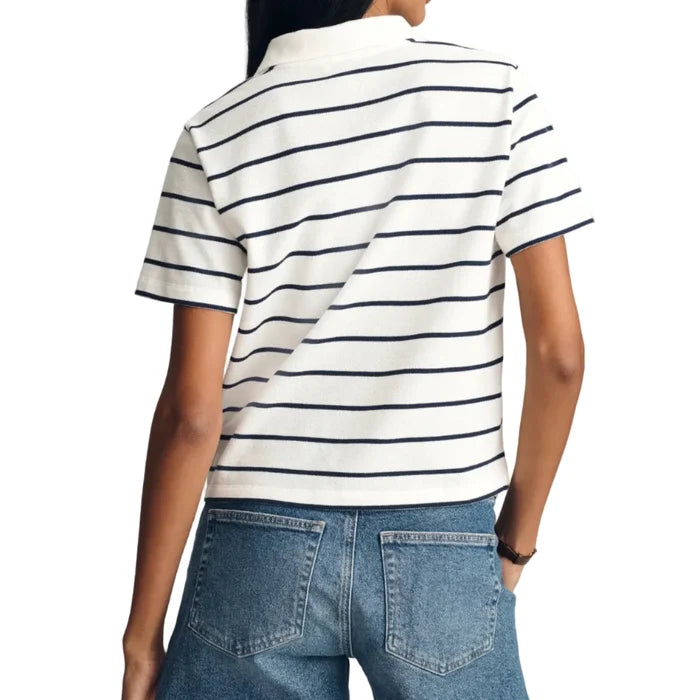 Women's Cropped Polo T-Shirt