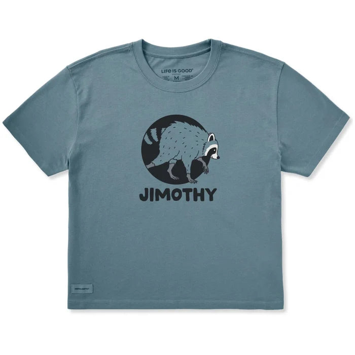 Women's Jimothy Short Sleeve Crusher Boxy Tee Shirt