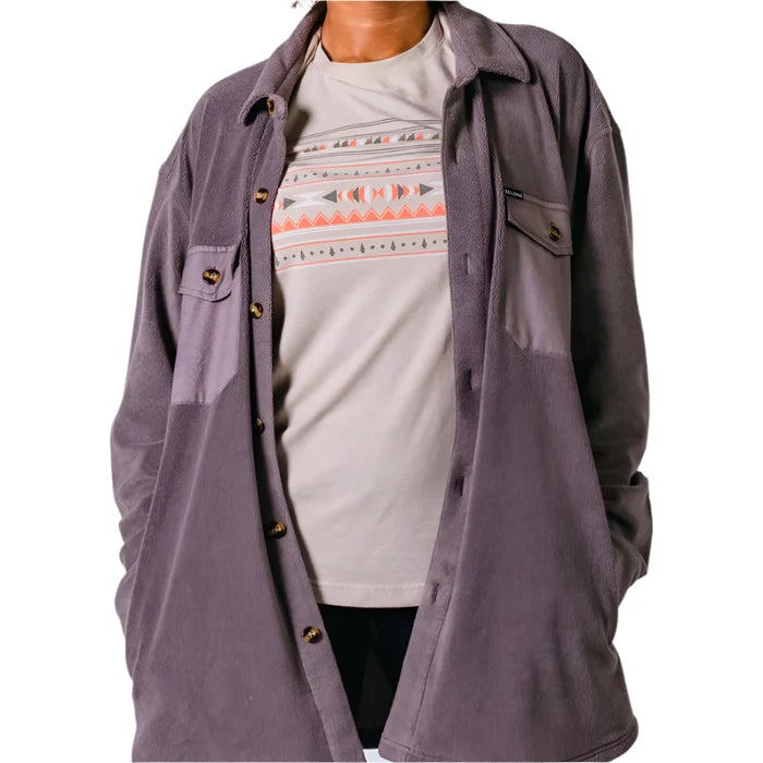 Women's Sawtooth Oversized Fleece Shacket