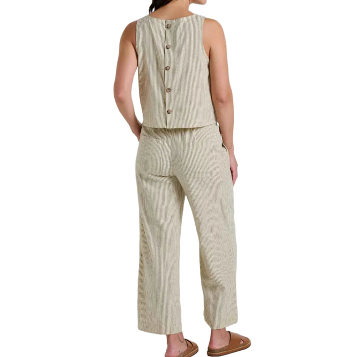 Women's Taj Hemp Button Back Tank Top