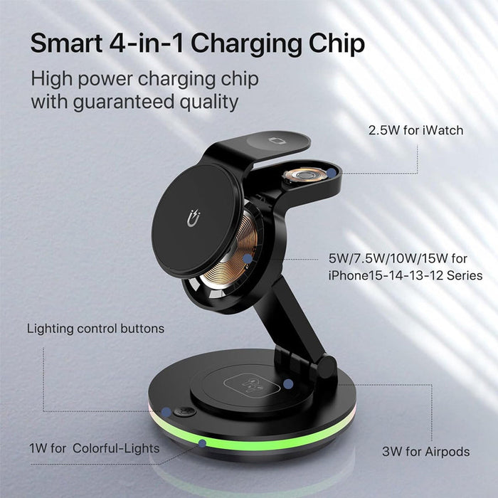 3-in-1 Magnetic Wireless Fast Charger