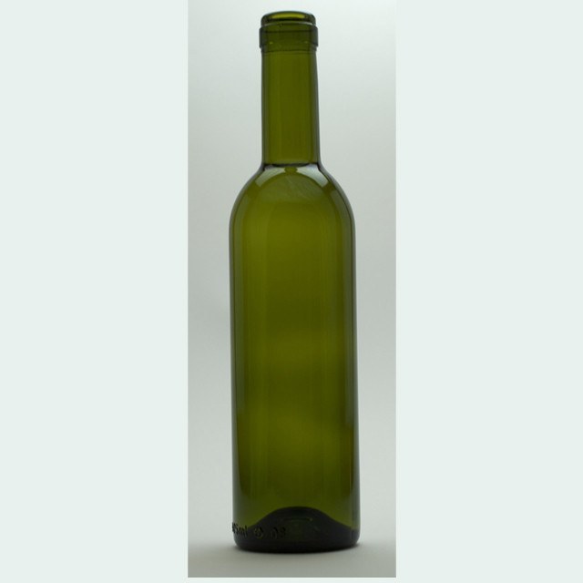 Bottles - 375mL Green Semi-Bordeaux Bottles, Mid-Punt, 6-Pack