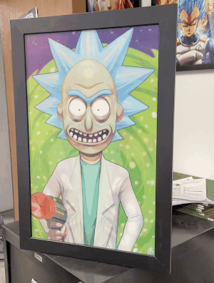 3D Transition [In a Pickle] Lenticular Print - Wizyakuza.com