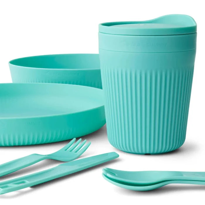 סט כלי אוכל Passage Dinnerware בצבע צ'ילי (כתום) - Sea To Summit