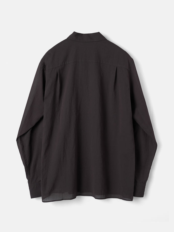 70's Lightweight Sheer Voile Chiffon L/S Shirt