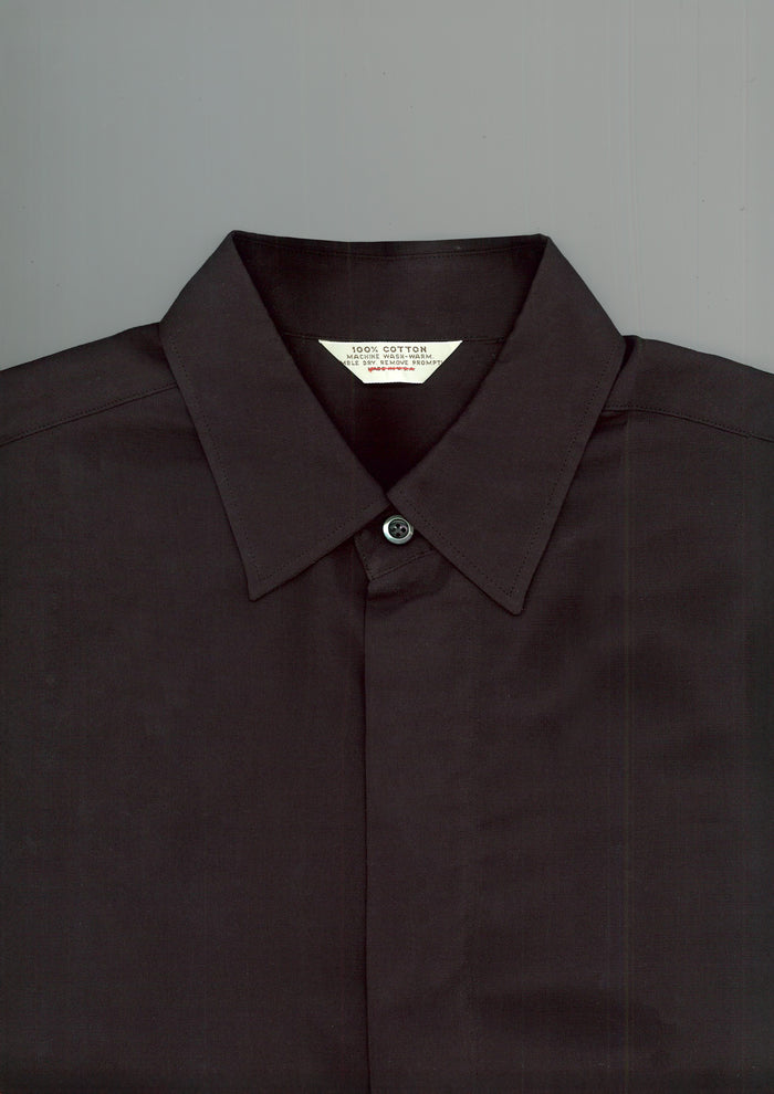 70's Lightweight Sheer Voile Chiffon L/S Shirt
