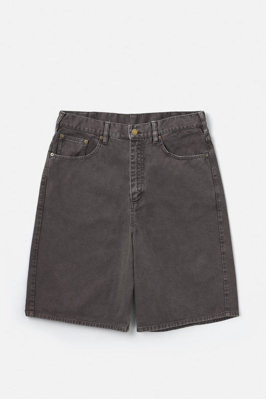 '92 Loose-Fit Faded Shorts / Wine Grey