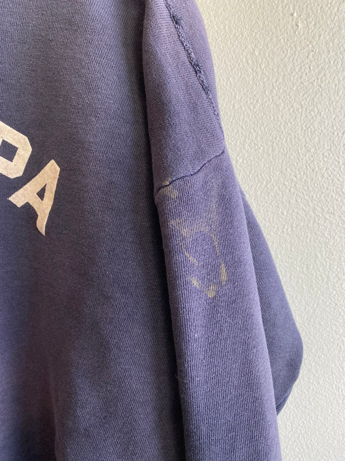 Vintage 1950’s Pi Kappa Flock Print Sweatshirt