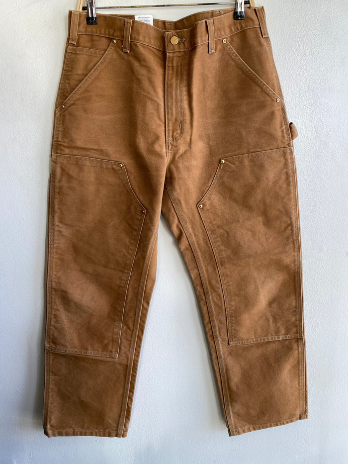 Vintage Y2K Carhartt Double Knee Canvas Work Pants