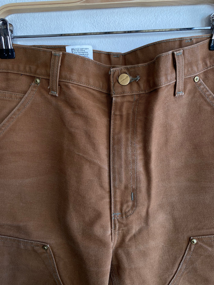 Vintage Y2K Carhartt Double Knee Canvas Work Pants