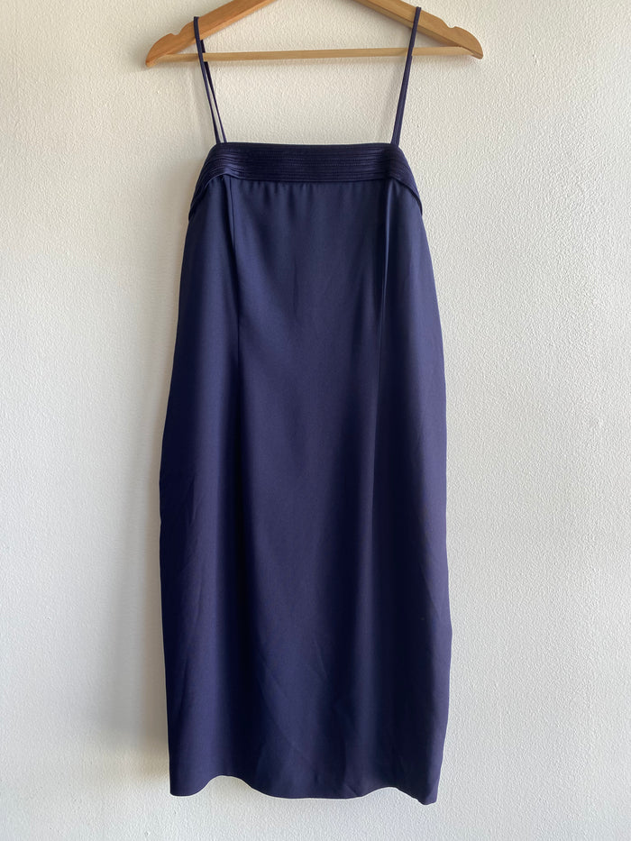 Vintage 90's Navy Blue Mini Dress - La Lovely Vintage