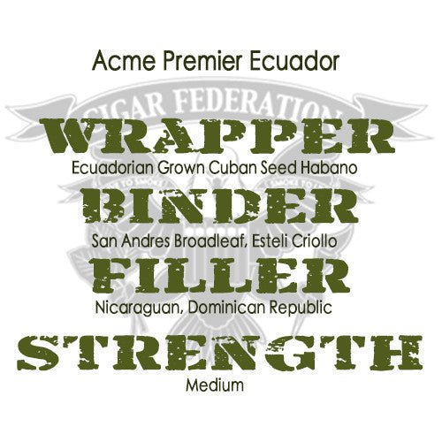 ACME Premier Ecuador - Cigar Federation