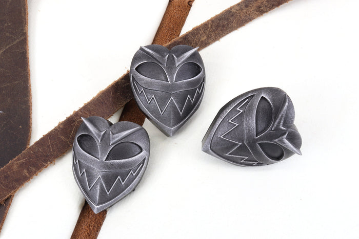 Adam Mask Pin - Mask of the First Man Pins - Angel Exorcist Mask Bag Decoration - Hell Born Killer Mask - Exterminator Mask | SPN1