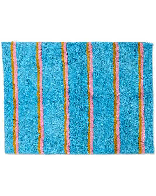 Aegean Stripe Bath Mat